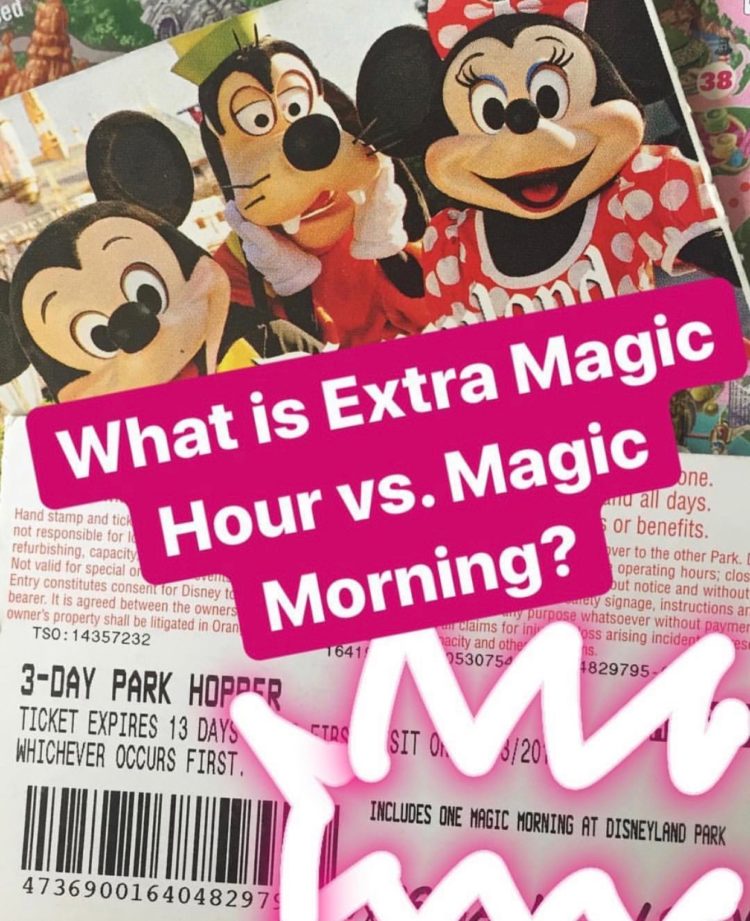 A Guide with strategies for Magic Morning and Extra Magic Hours at the Disneyland Resort
