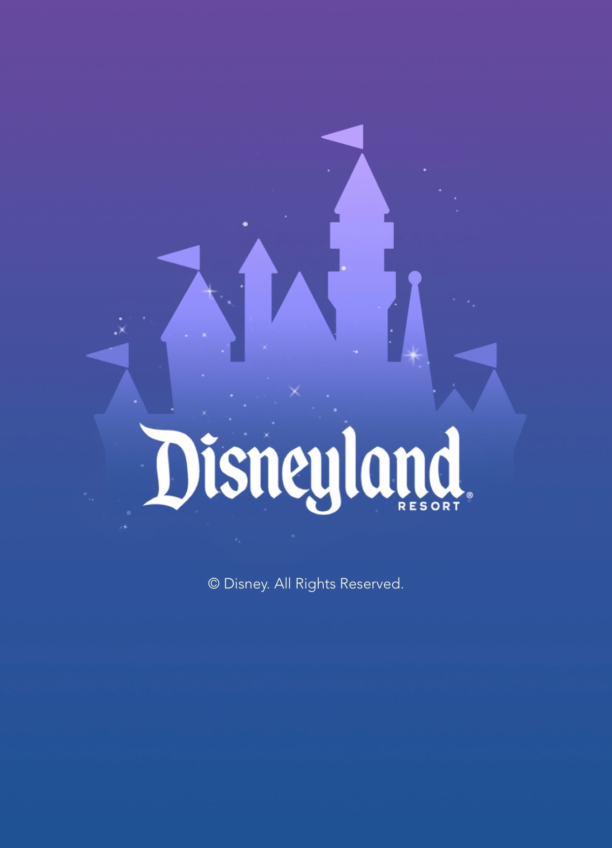 Official Disneyland app background poster