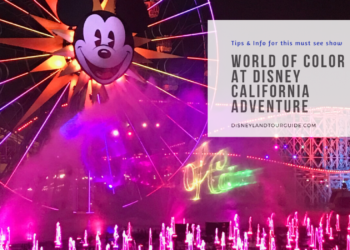 World of Color a must see show in Disney California Adventure