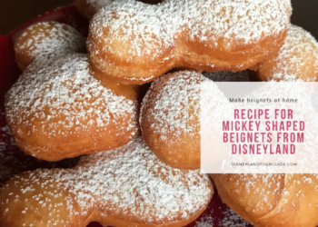 Original recipe for Mickey shaped BEIGNETS  from Disneyland