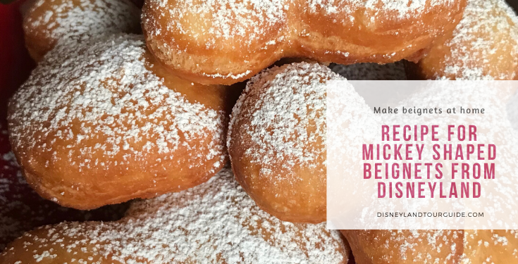 Original recipe for Mickey shaped BEIGNETS  from Disneyland
