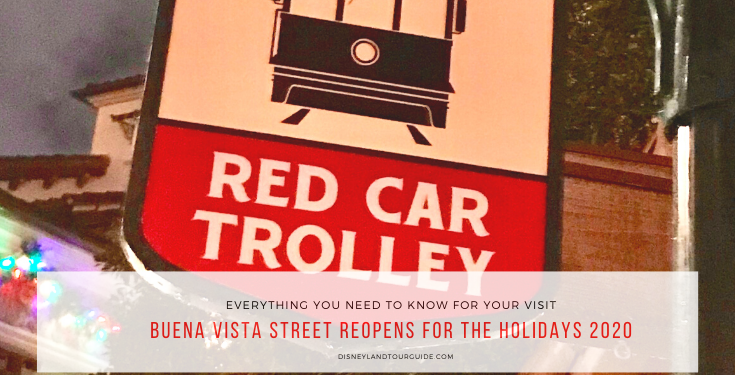 Buena Vista Street  reopens for the holidays 2020 at the Disneyland Resort