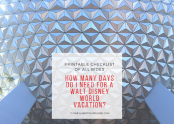 How many days do I need for a  Walt Disney World  vacation?