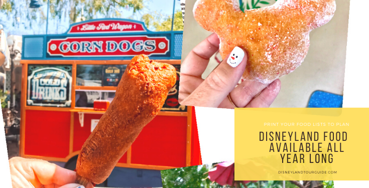 Disneyland food available year round