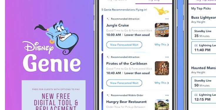 Disney Genie+ the new replacement for FastPass at Disneyland and Walt Disney World