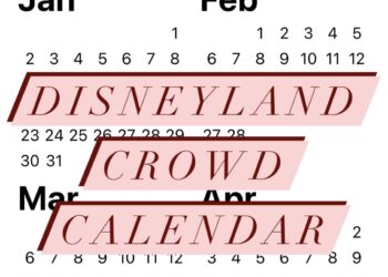 Disneyland 2022 Crowd Calendar