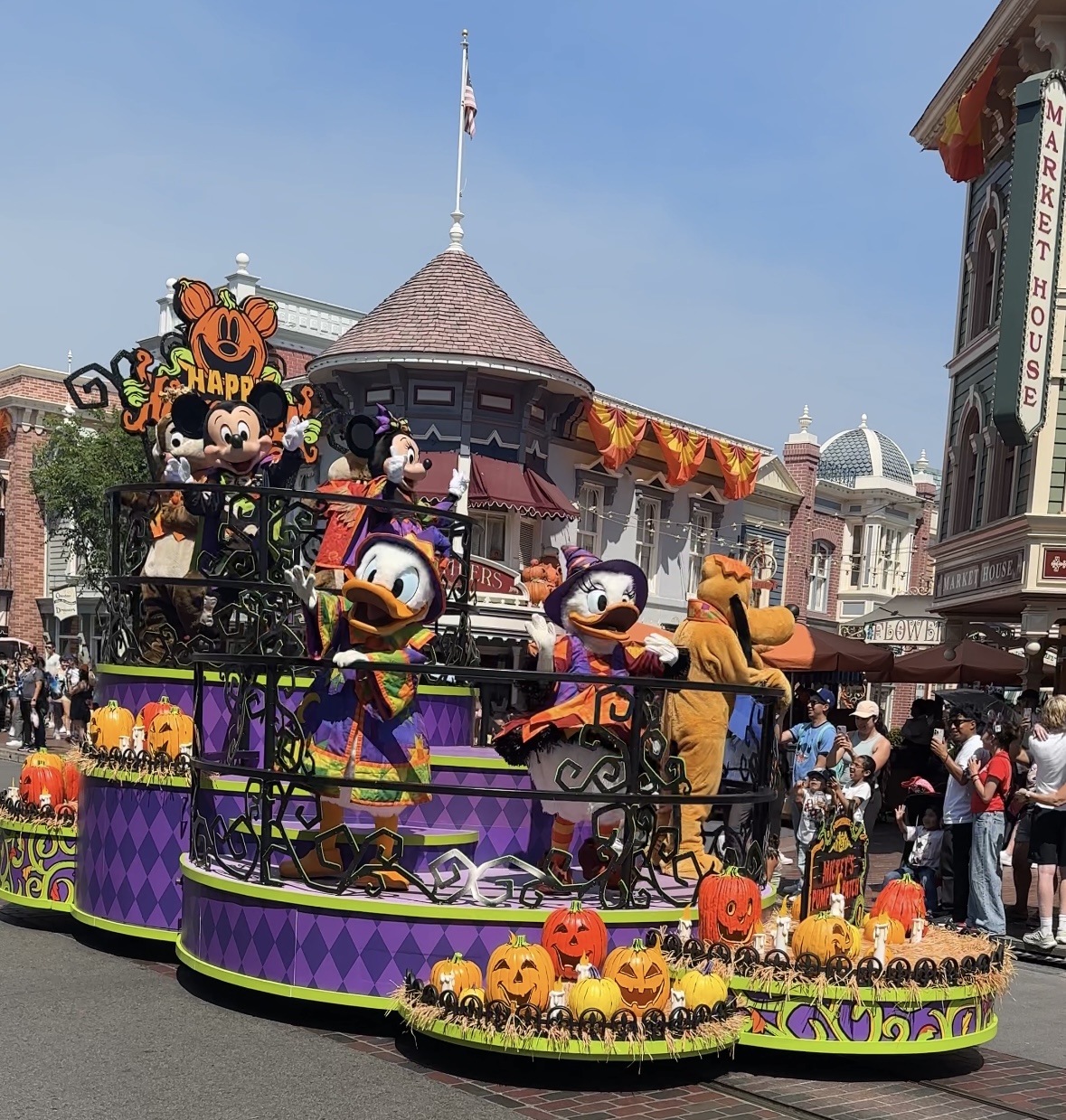 Halloween cavalcade at Disneyland