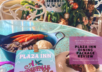 Plaza Inn parade Dining package  review at Disneyland