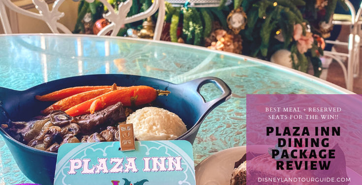 Plaza Inn parade Dining package  review at Disneyland