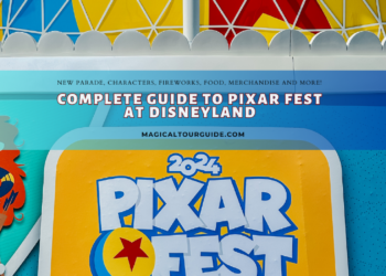 Pixar Fest  guide at Disneyland