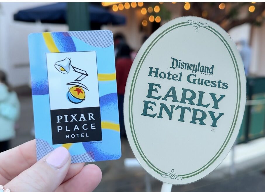 Pixar Pier hotel Early Entry