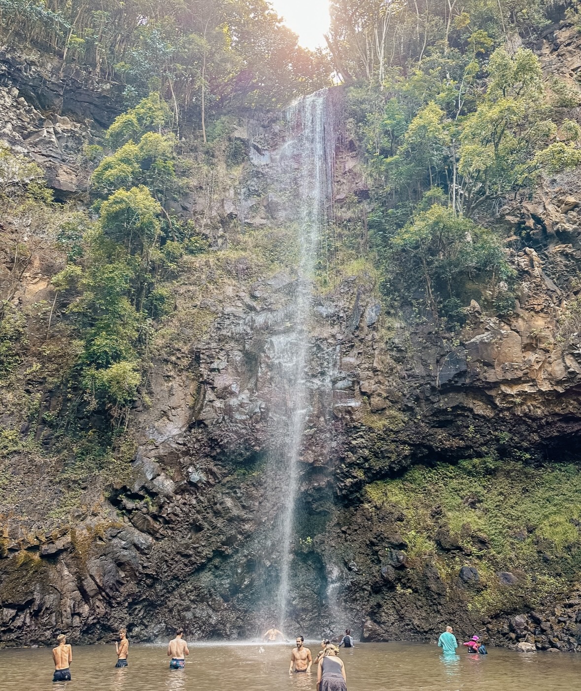 Secret Falls in Kauai